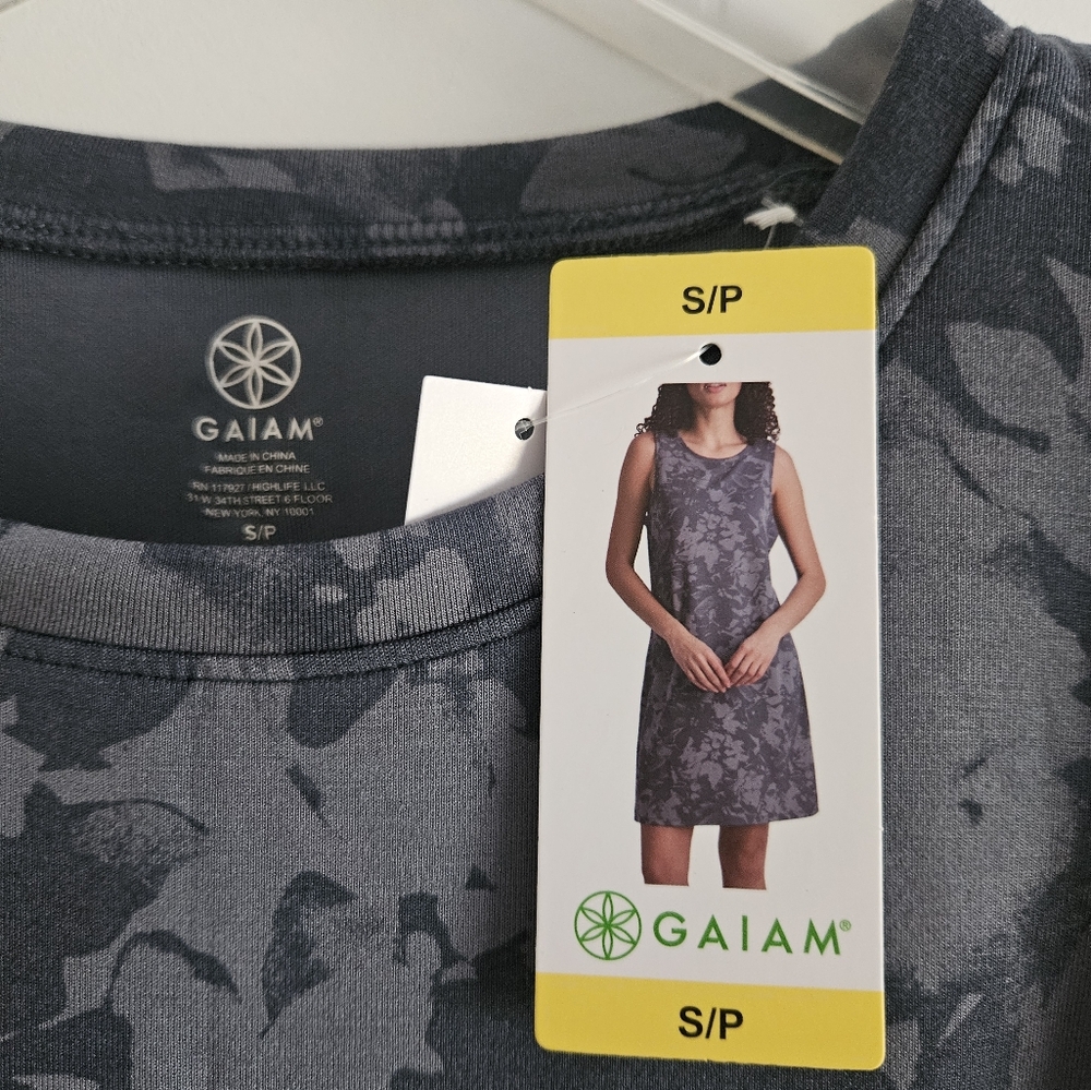 Gaiam S Women's Summer Shift Tank Dress NWT